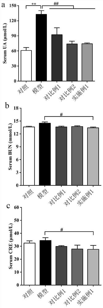 Preparation of phellinus igniarius sporocarp phenolic active substance and application of phellinus igniarius sporocarp phenolic active substance in regulation of intestinal flora and uric acid metabolism