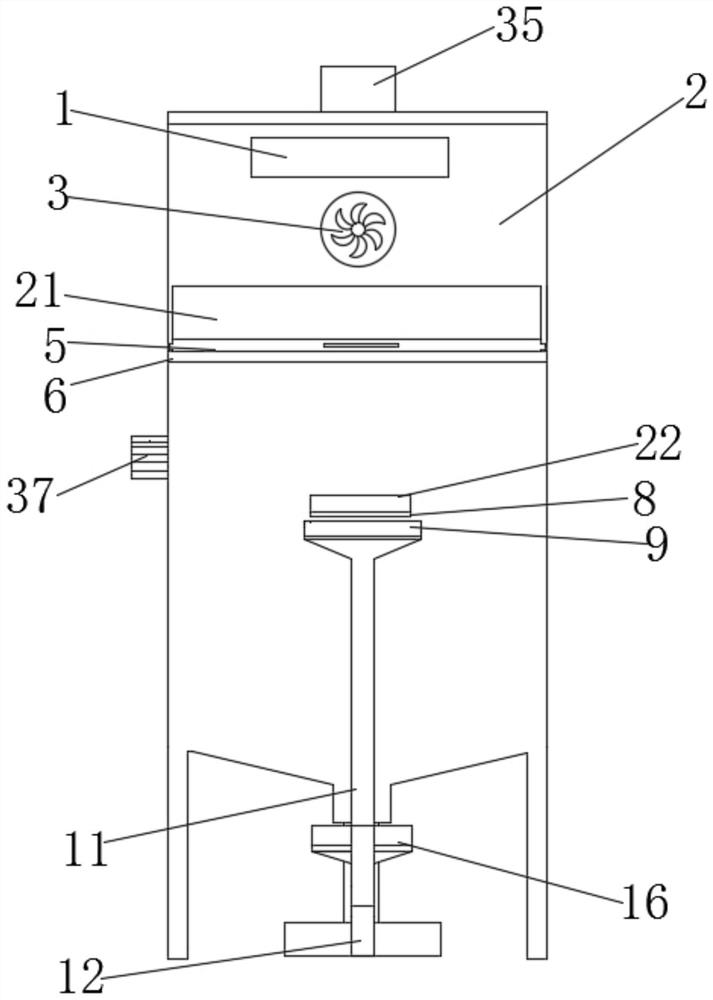 Construction site waste recycling device