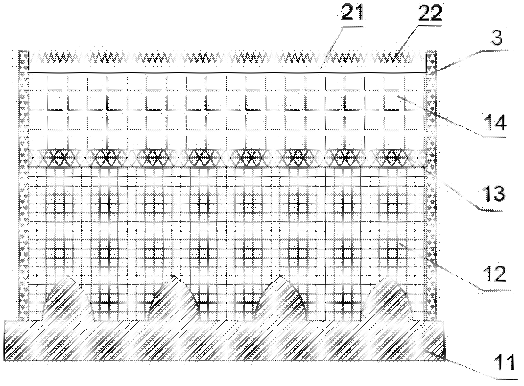 High-power GaN-based vertical structure LED with light extraction microstructure and preparation method thereof