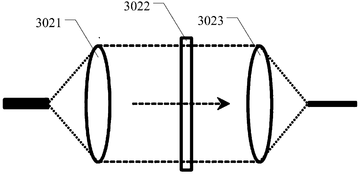 Method and device for controlling mode light power