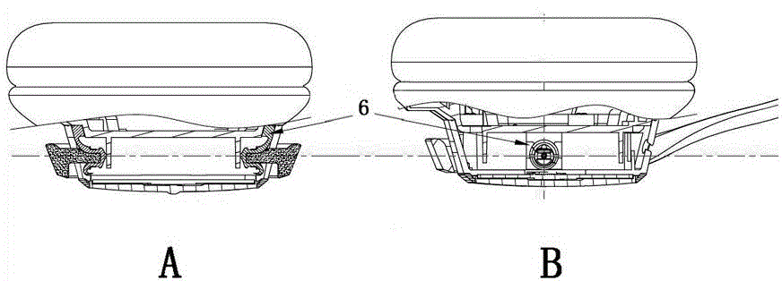 Single-axis ear shell omni-directional automatic adjustment device