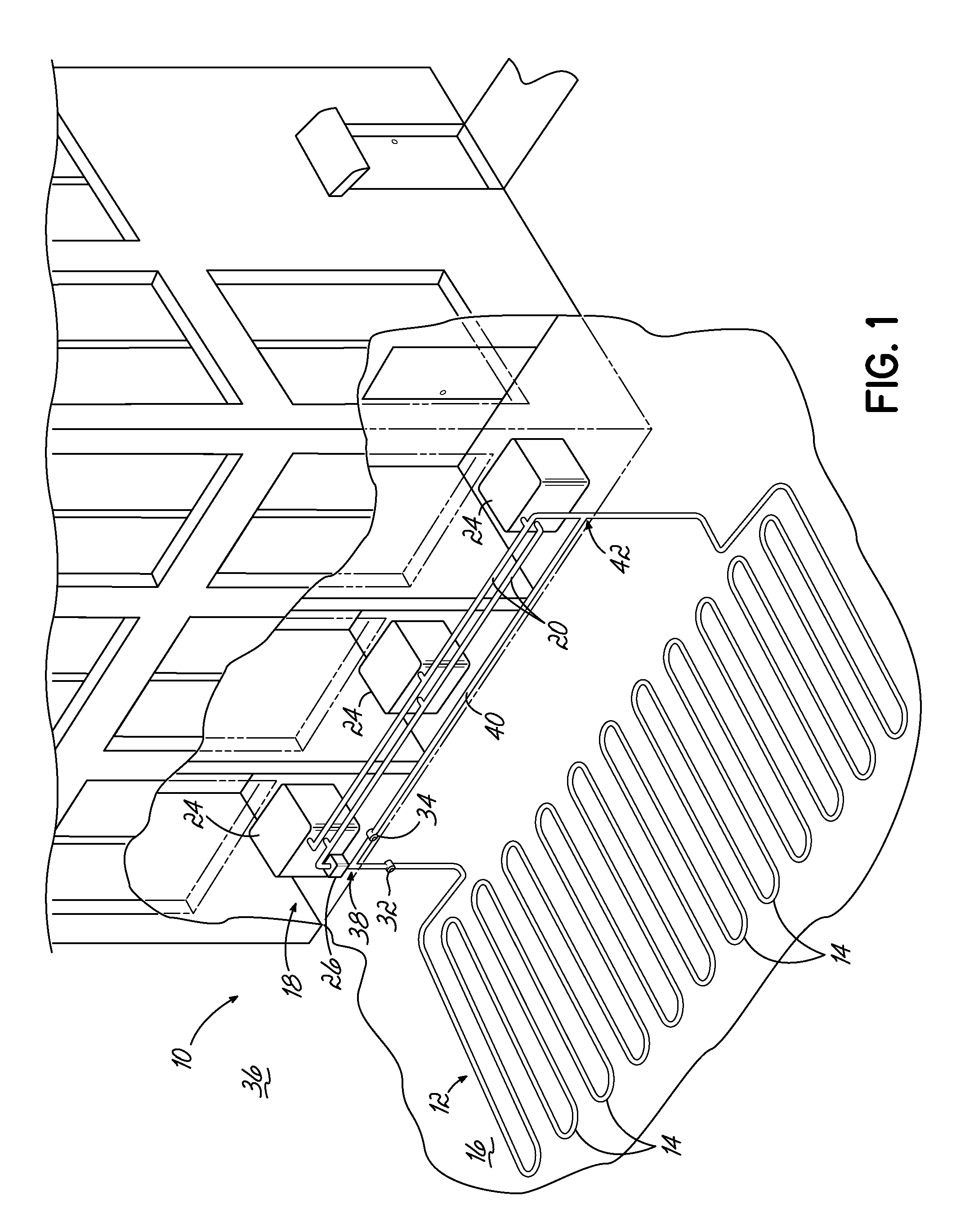 Ground loop bypass for ground source heating or cooling