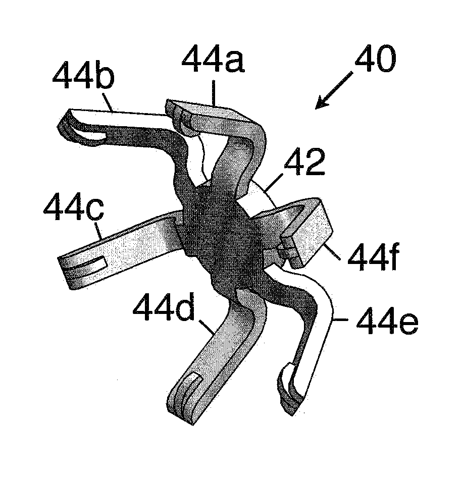 Transducer assemblies for dry applications of transducers