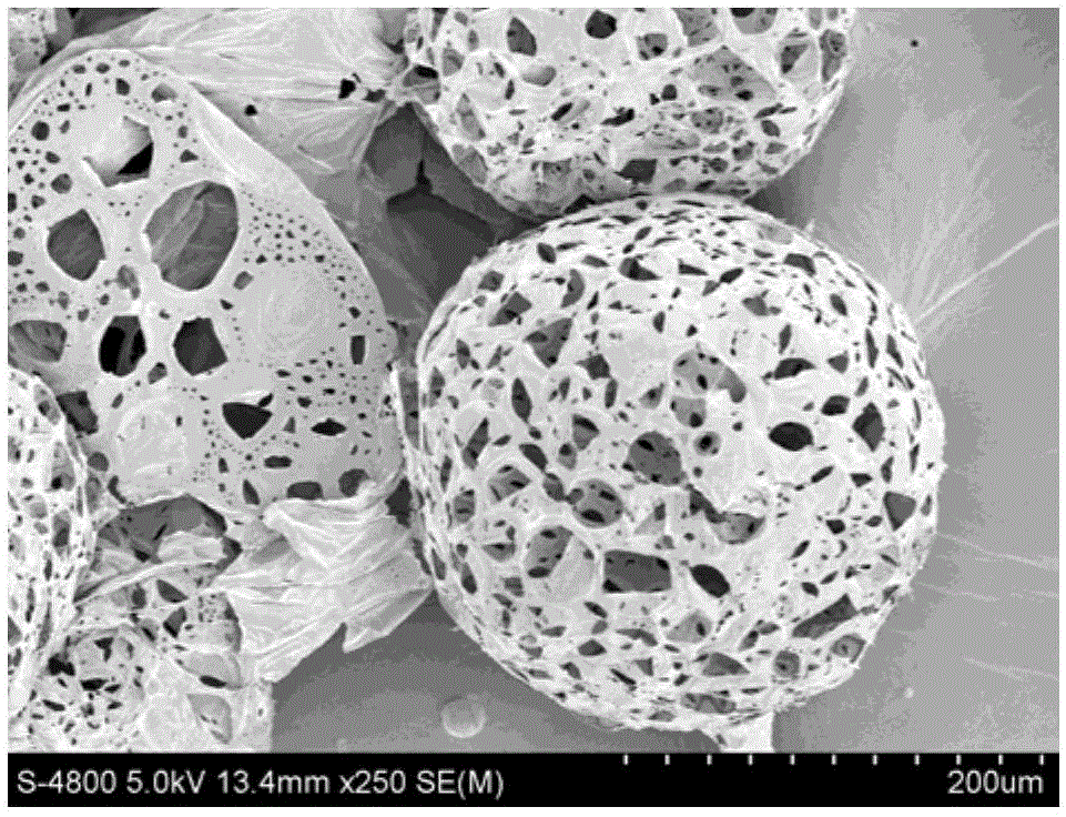 Subcritical carbon dioxide sintering method for co-loading porous microsphere scaffolds