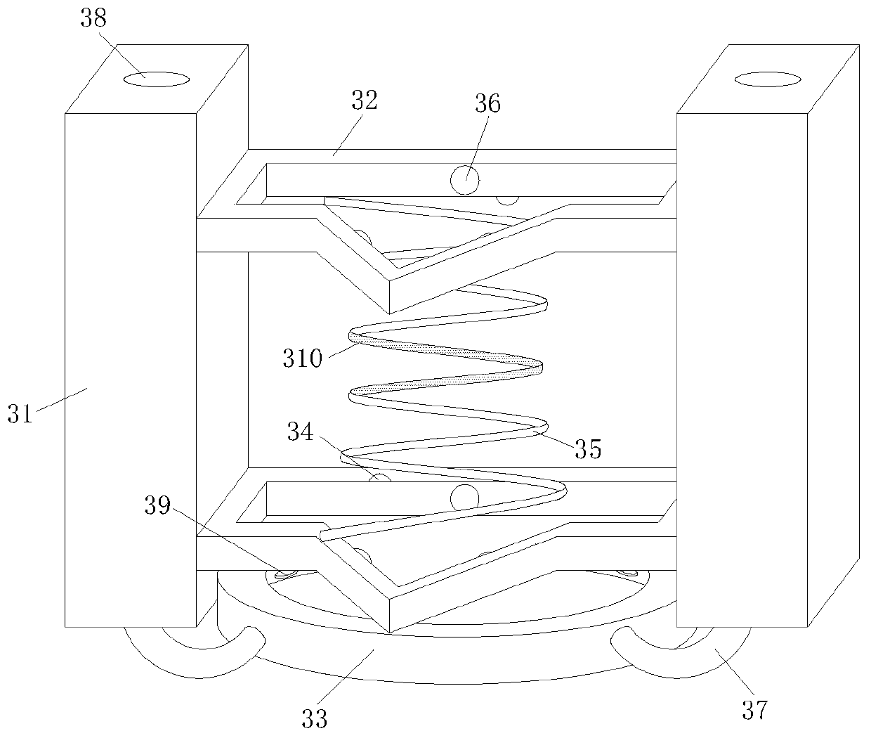 Motor automatic winding device based on cable damage self-detection