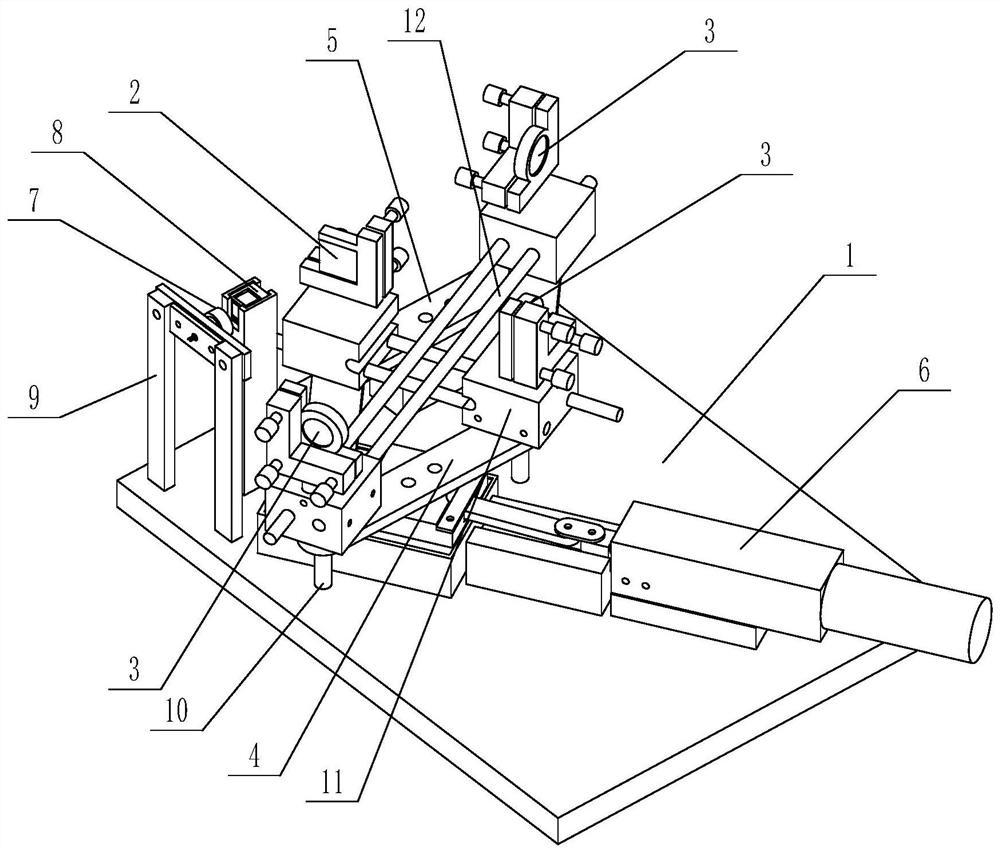 A laser optical path stabilization device