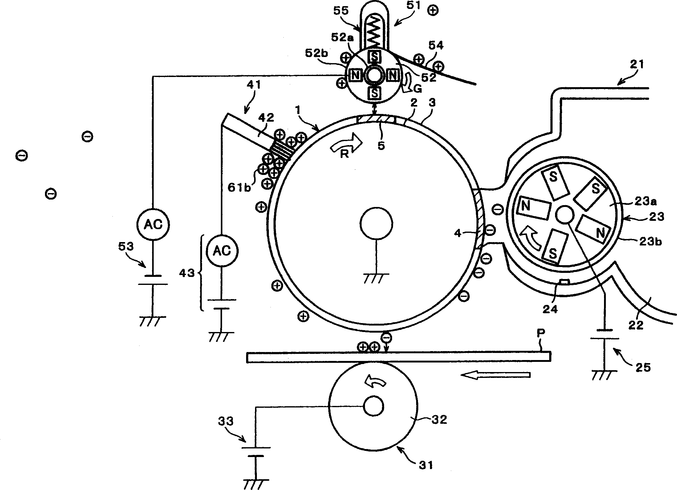 Foreign matter removing mechanism, foreign matter removing method, printing device and printing method