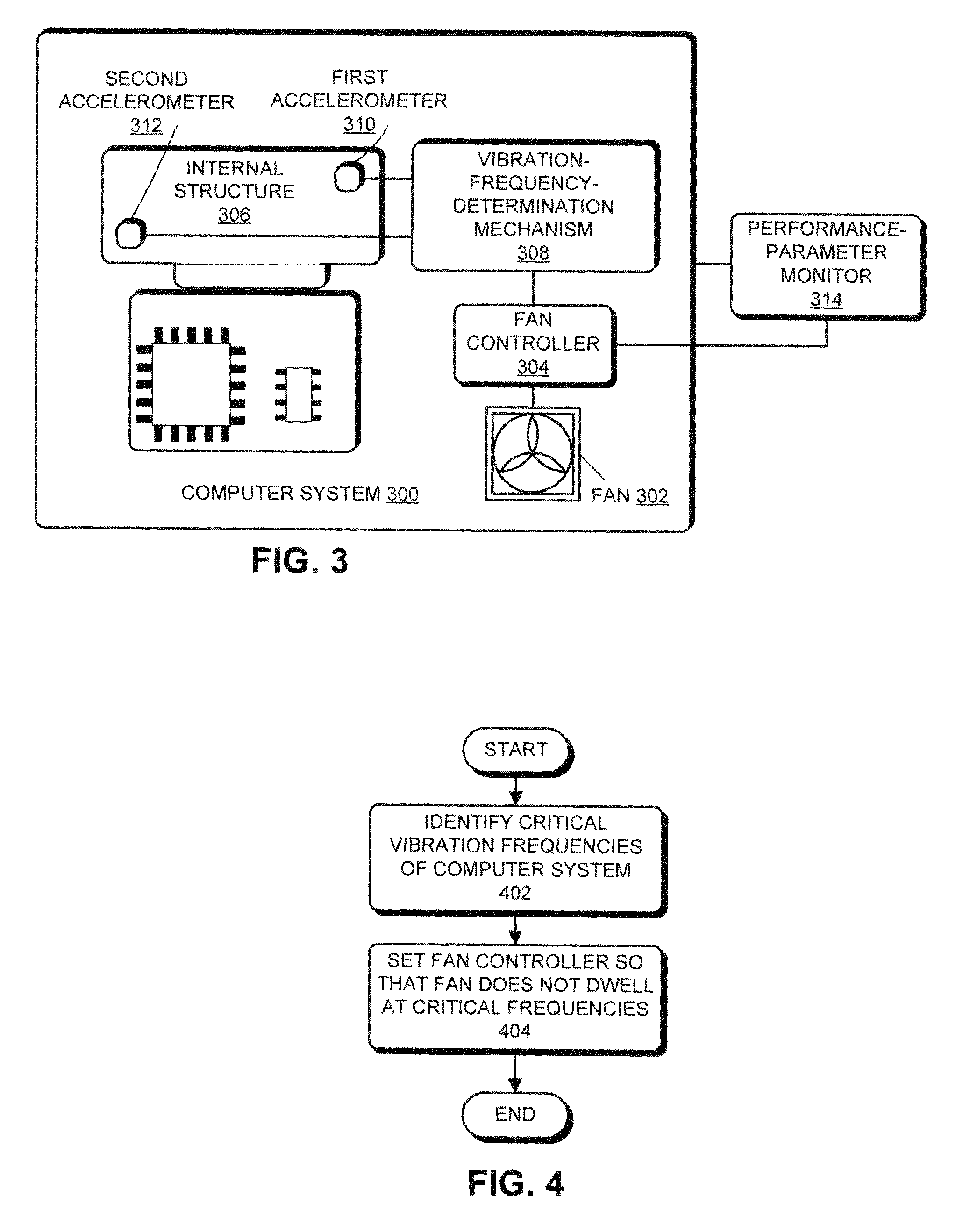 Controlling a device that generates vibrations in a computer system