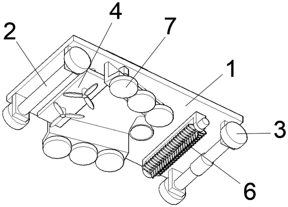 Weeding robot with root crushing function