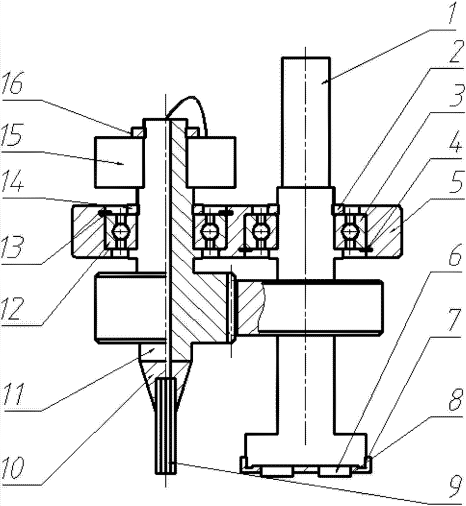 Flexible electrode electrospark deposition composite rolling machining tool