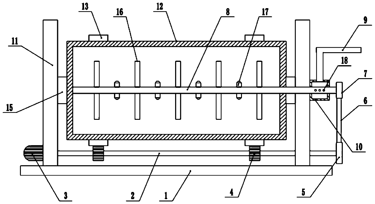 Fused quartz uniform smelting device