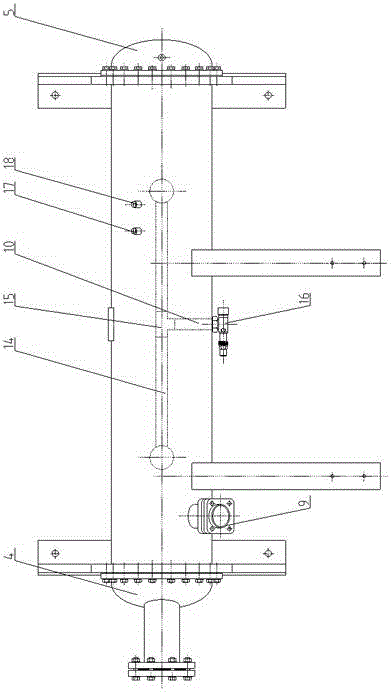 Marine condenser with carbon steel and polyethylene hot-melted combined pipe box