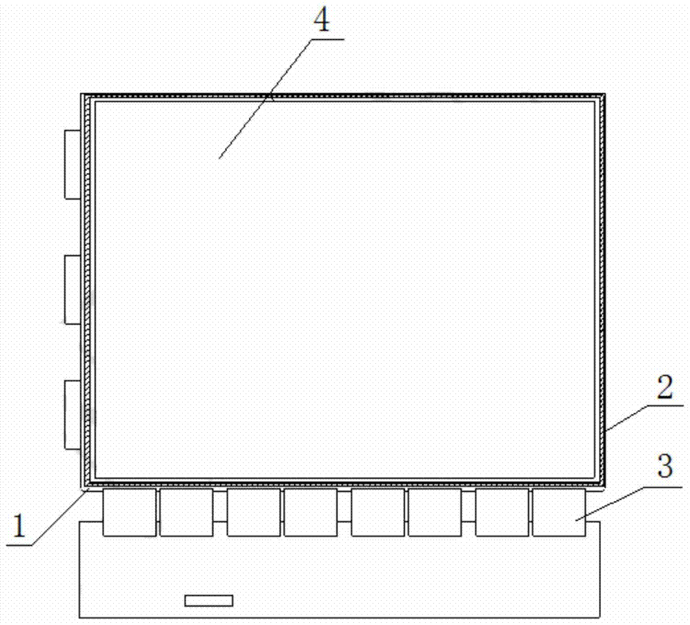 Reinforced liquid crystal display module and repair method thereof