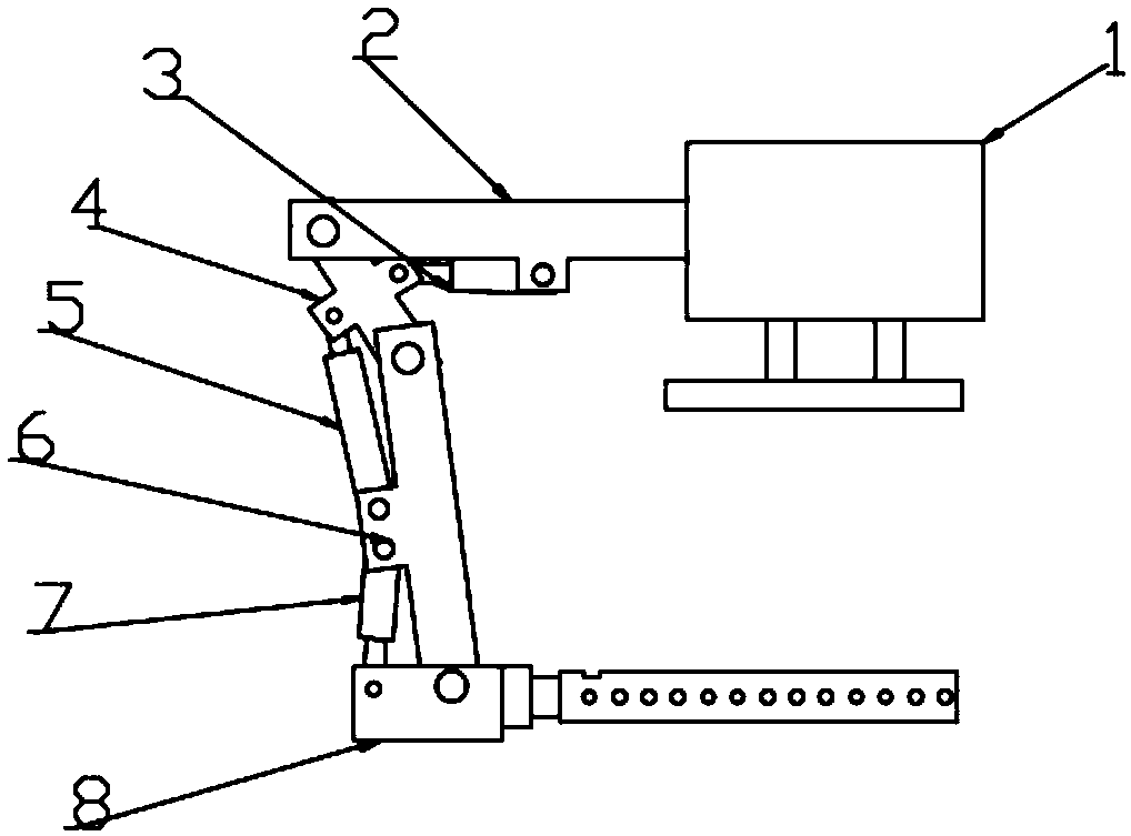 Multi-view camera-based bridge defect detecting device and detection image splicing method