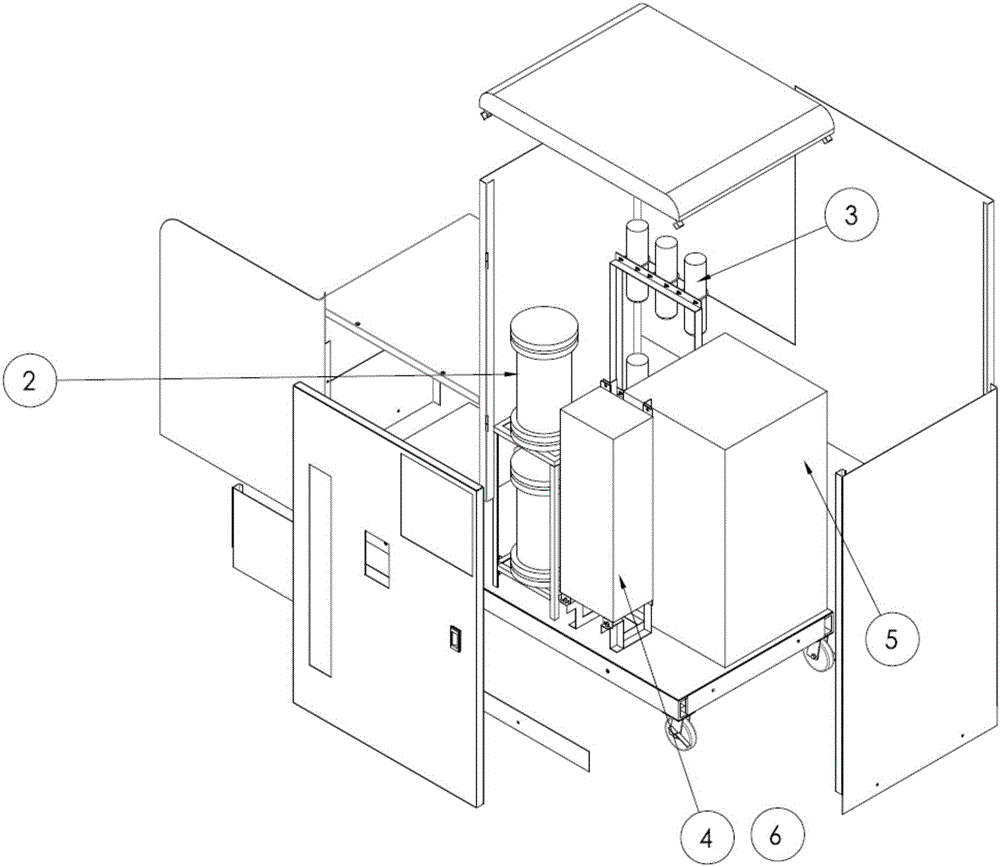 Oil-water separation device and oil-water separation method