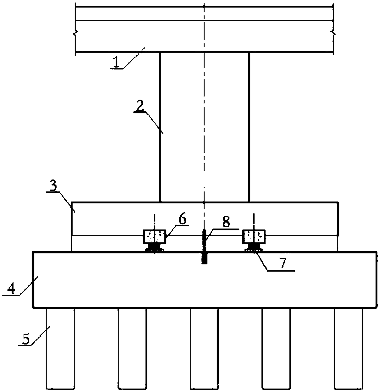 Multi-support point bridge rotation system and method for performing bridge rotation construction with same