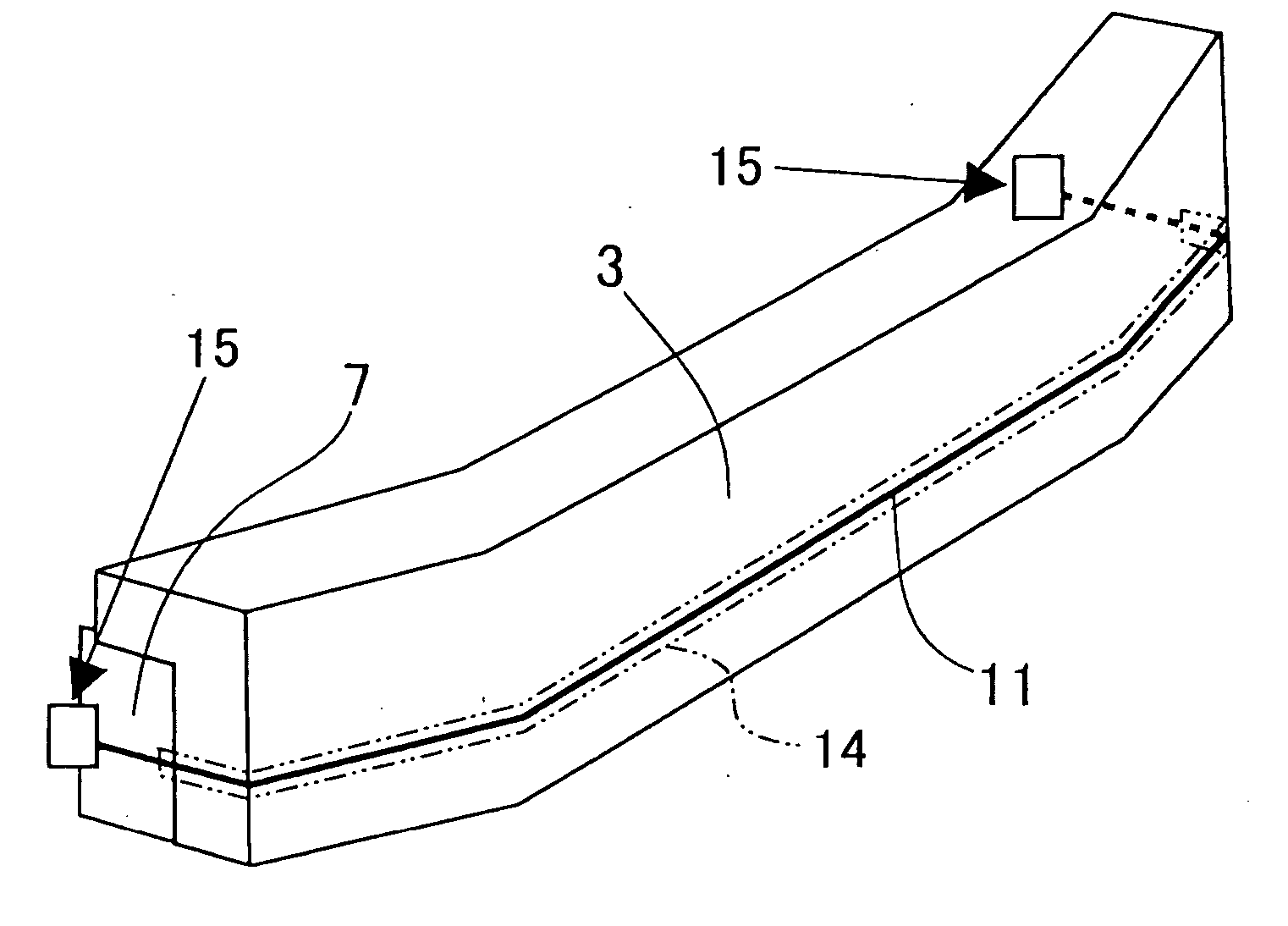 Wire collision sensor system