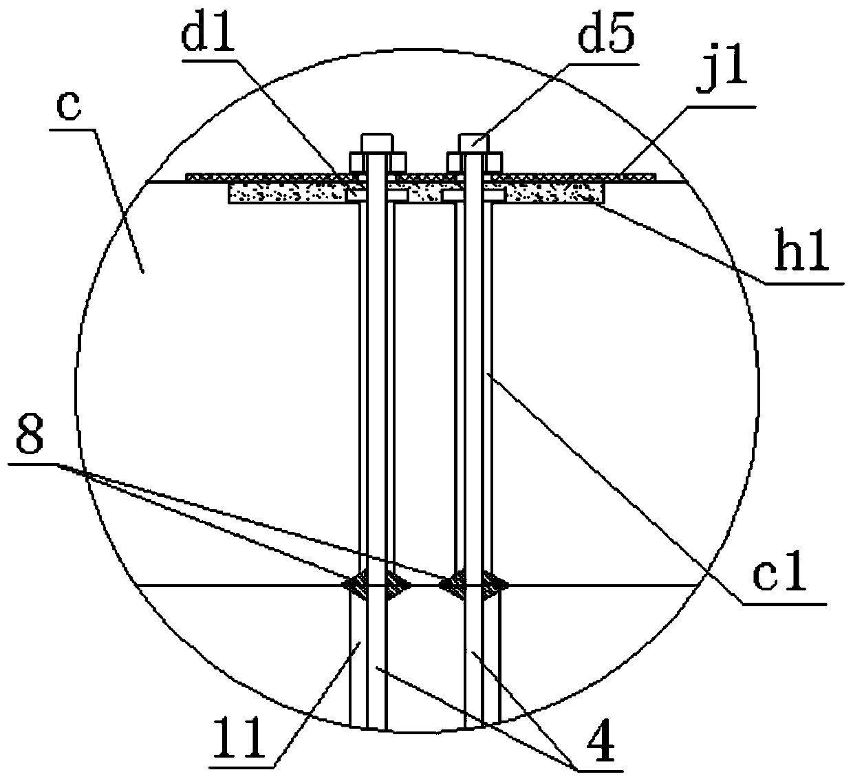 Prefabricated rail top air duct of subway station and hoisting installation method thereof