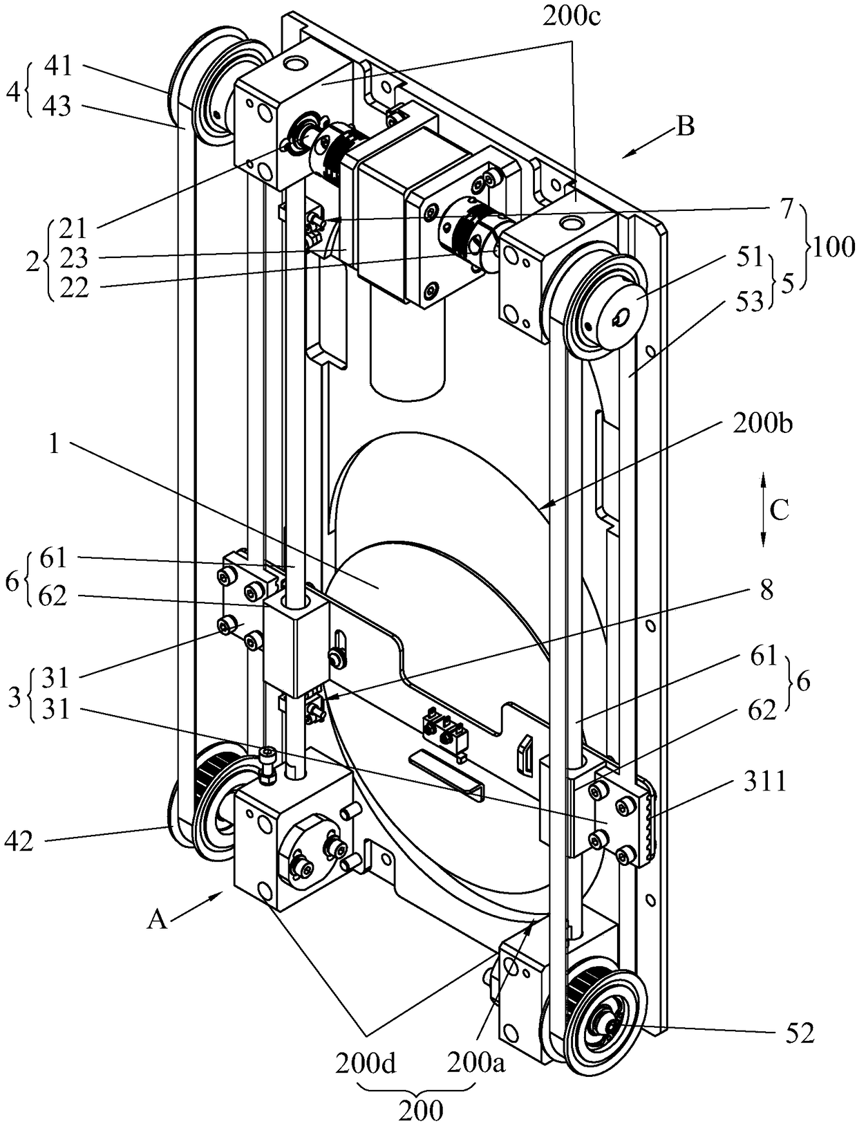 Gate mechanism