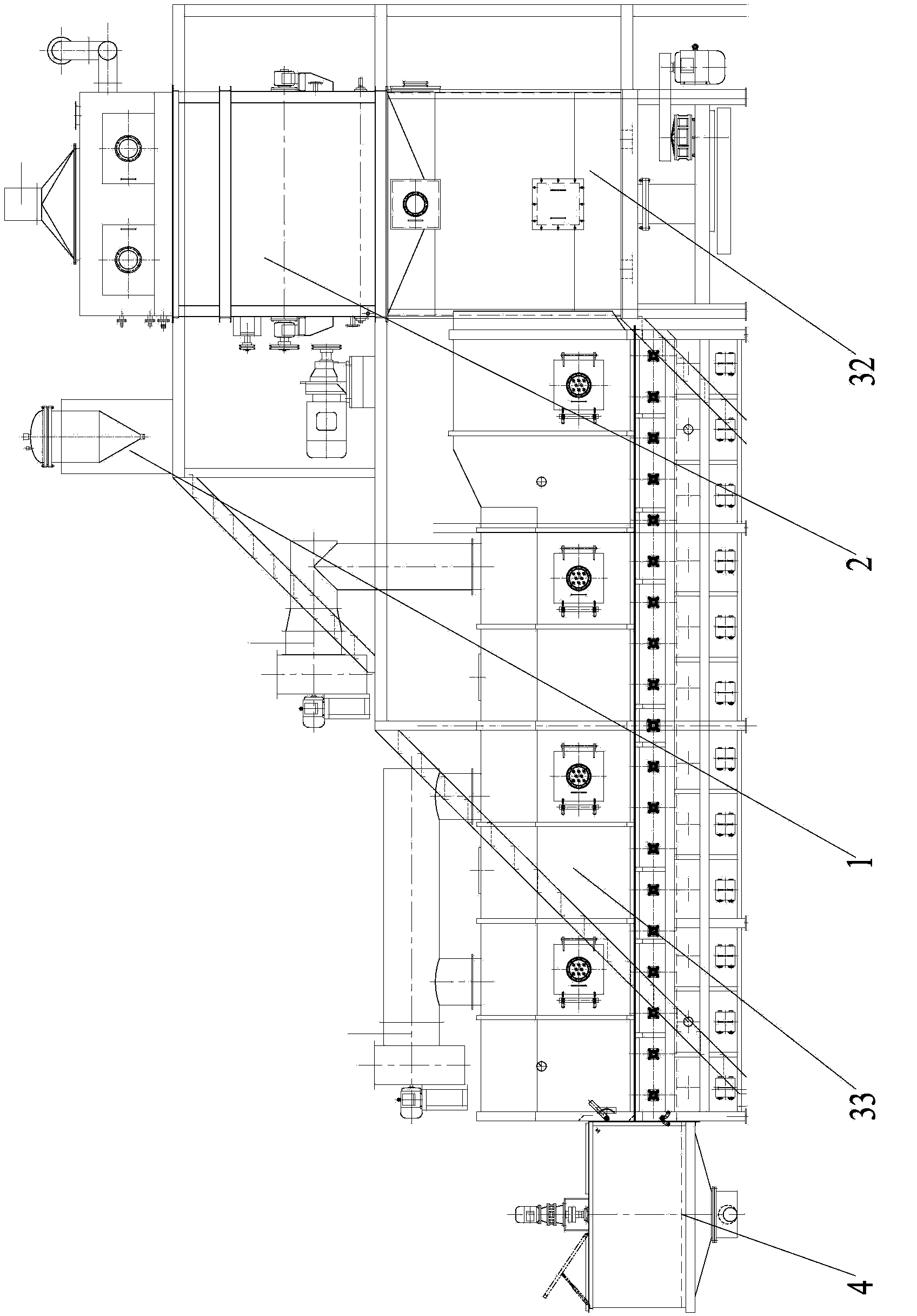 Mixing and drying all-in-one machine and mixing and drying process