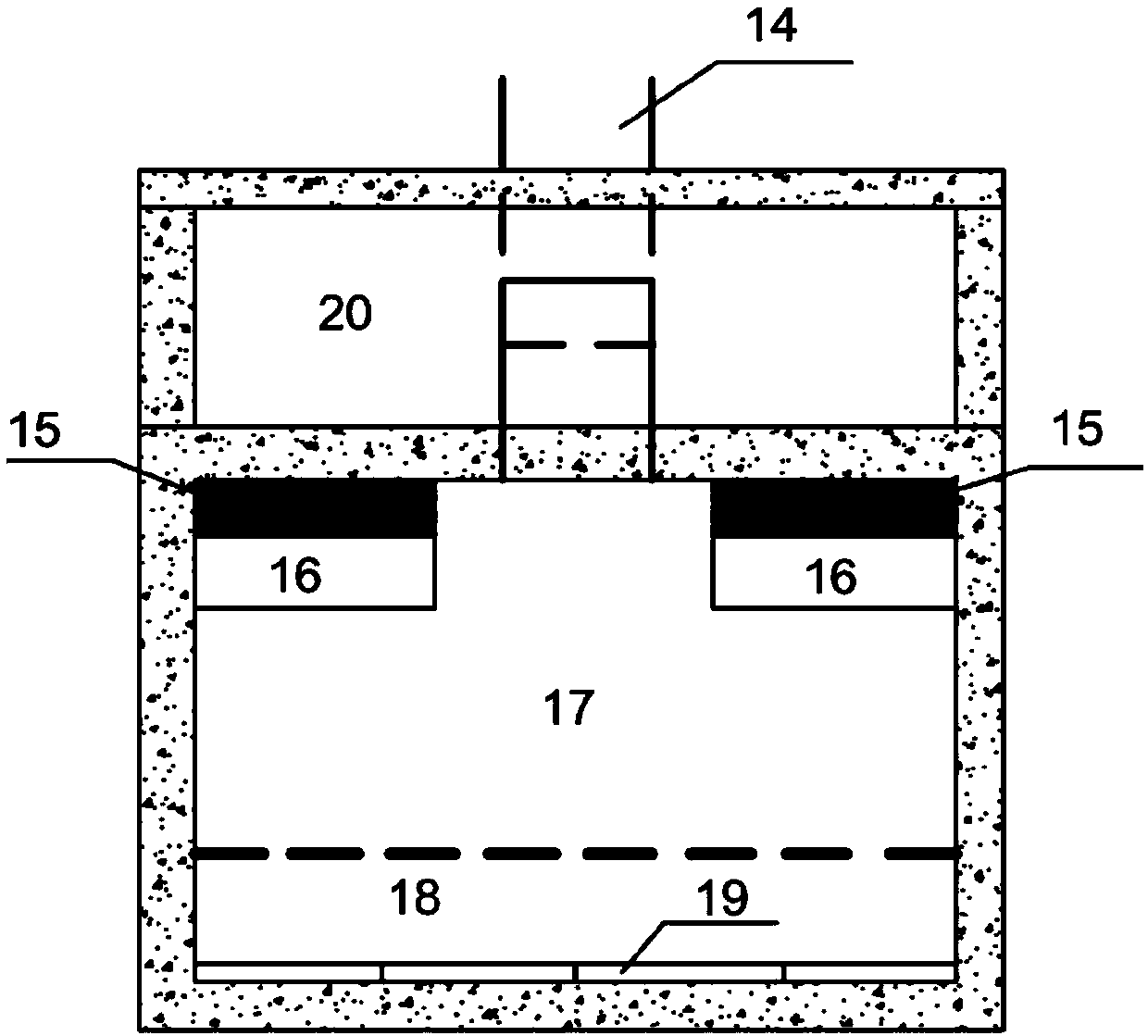 A collection and pretreatment system for initial rainwater of urban surface runoff