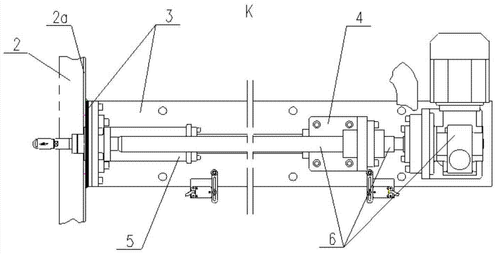 Electric probe cleaning device for axle case inner cavity