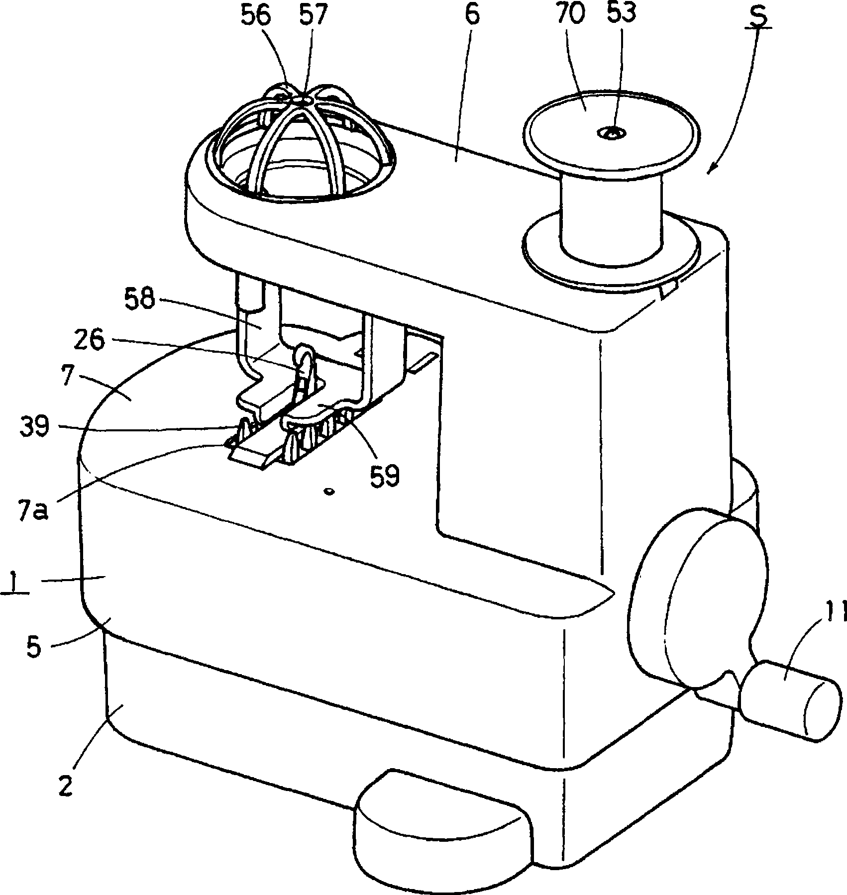 Manual knitting machine