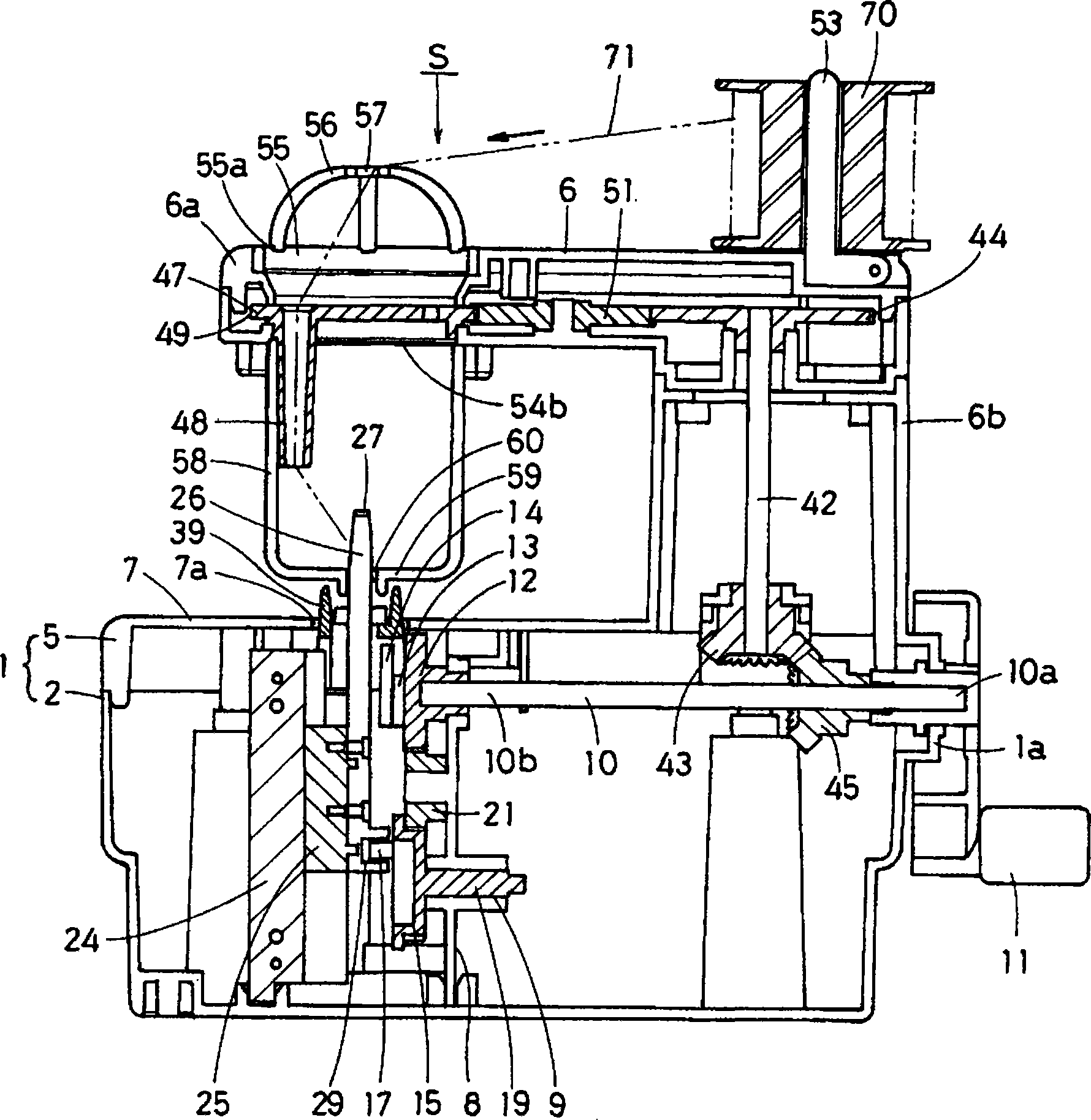 Manual knitting machine