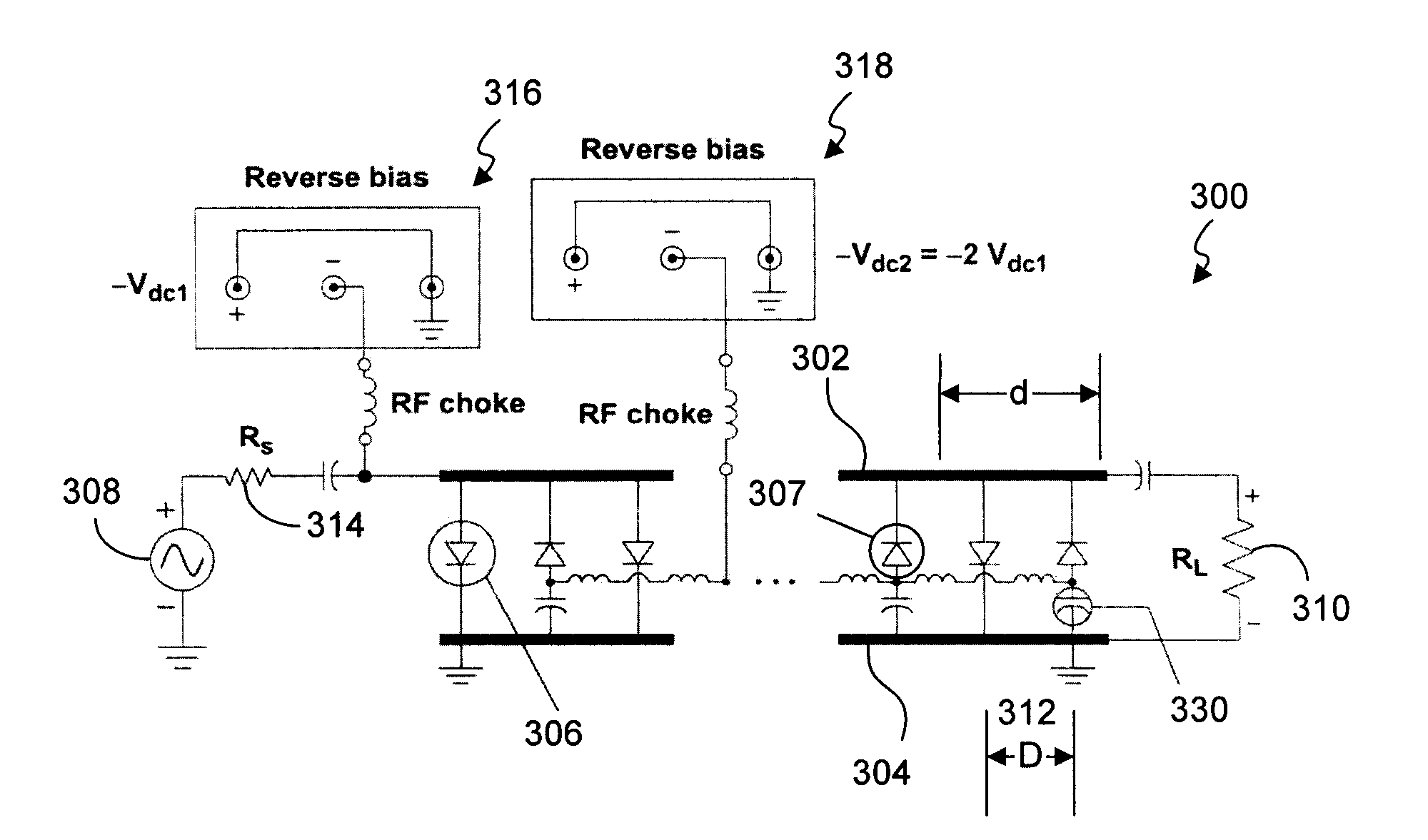 Interleaved non-linear transmission lines for simultaneous rise and fall time compression