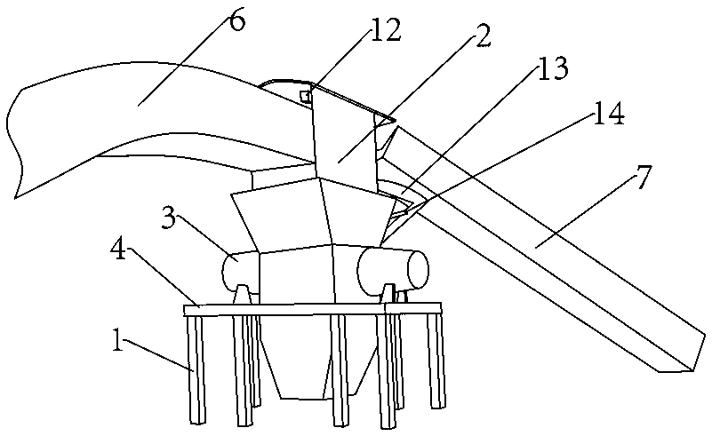 System and method for producing rubber powder at normal temperature through waste tires