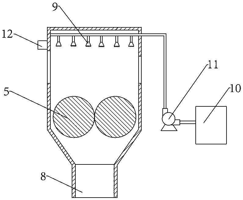 System and method for producing rubber powder at normal temperature through waste tires