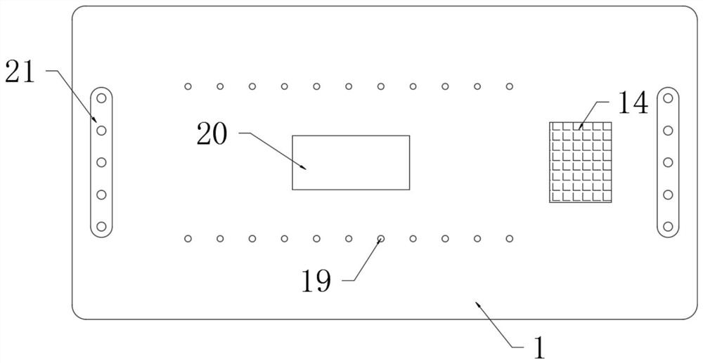 Self-heat-dissipating and water-accumulating floor tile for urban garden