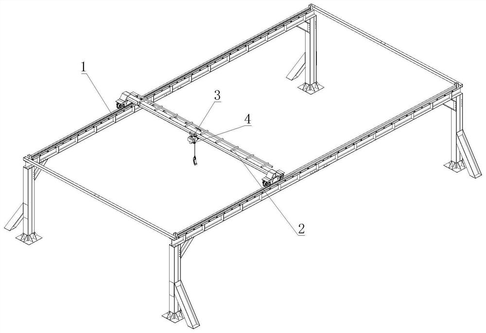 A multi-angle mobile glass lifting device