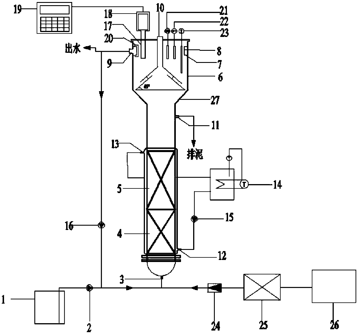 Method for treating high-concentration nitrate wastewater