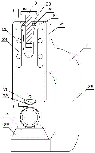 Stripping device of cable insulation shielding layer