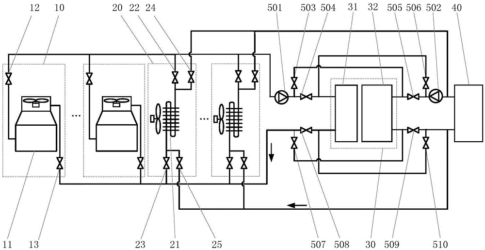 Air source flexible water chiller-heater unit and operation method