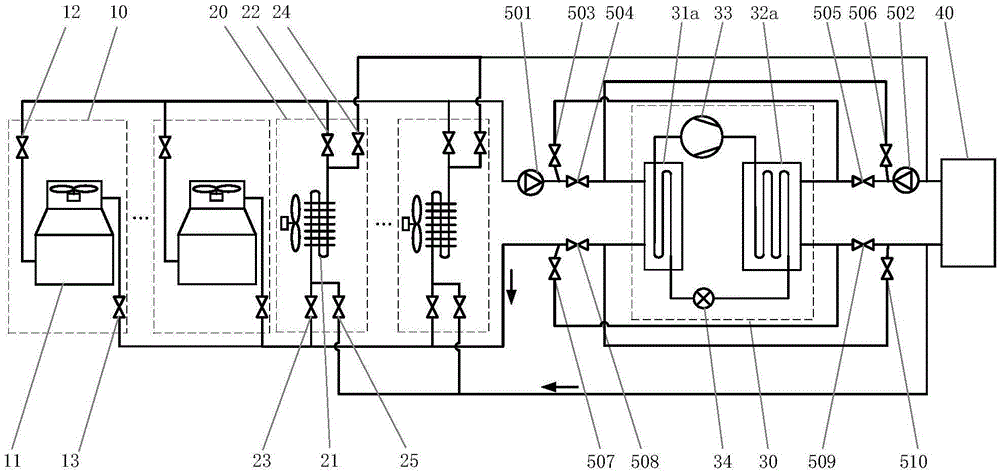 Air source flexible water chiller-heater unit and operation method