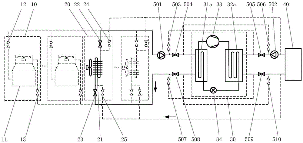 Air source flexible water chiller-heater unit and operation method