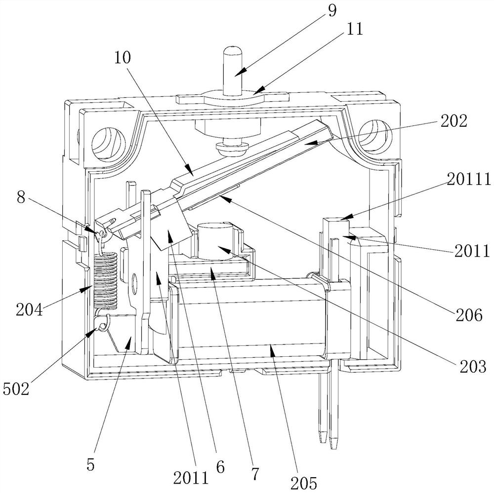 Electromagnetic release and electrical protection equipment comprising same