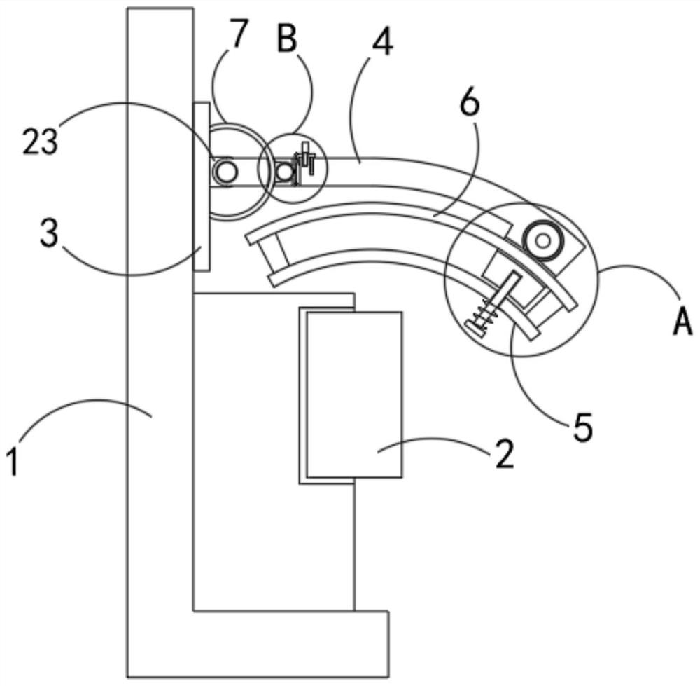 A rear light protection device for a concrete mixer truck