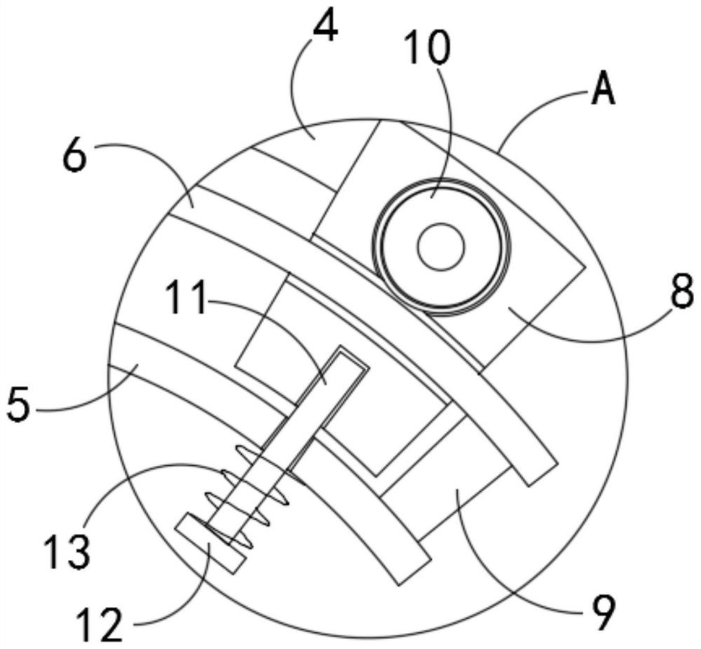 A rear light protection device for a concrete mixer truck