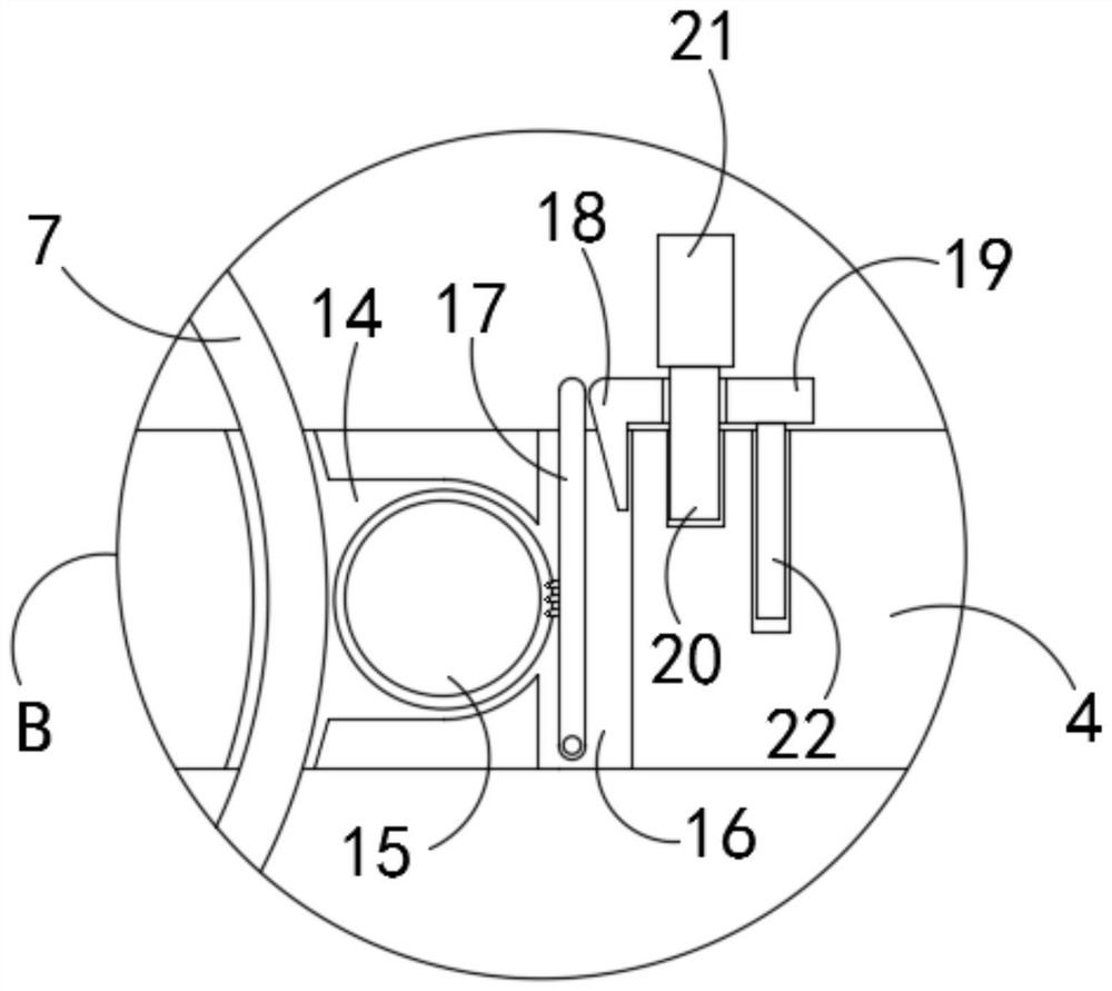 A rear light protection device for a concrete mixer truck