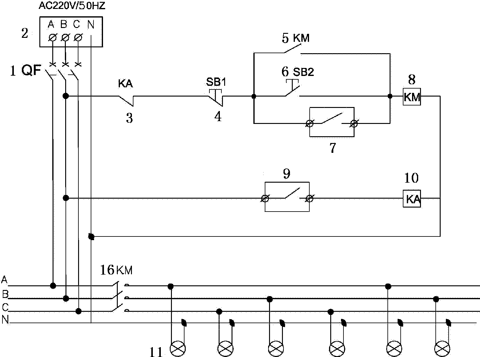 Explosion-proof light-induced lighting control device