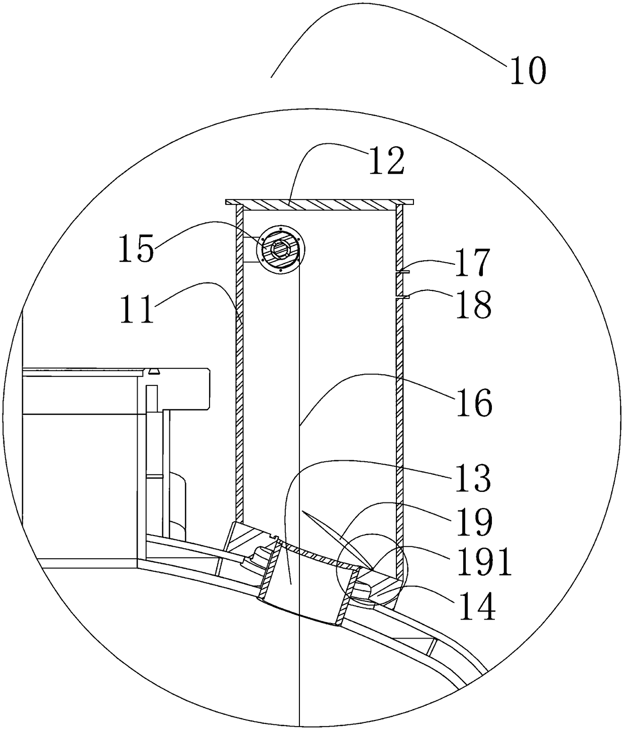 Novel continuous charging device used for single crystal furnace