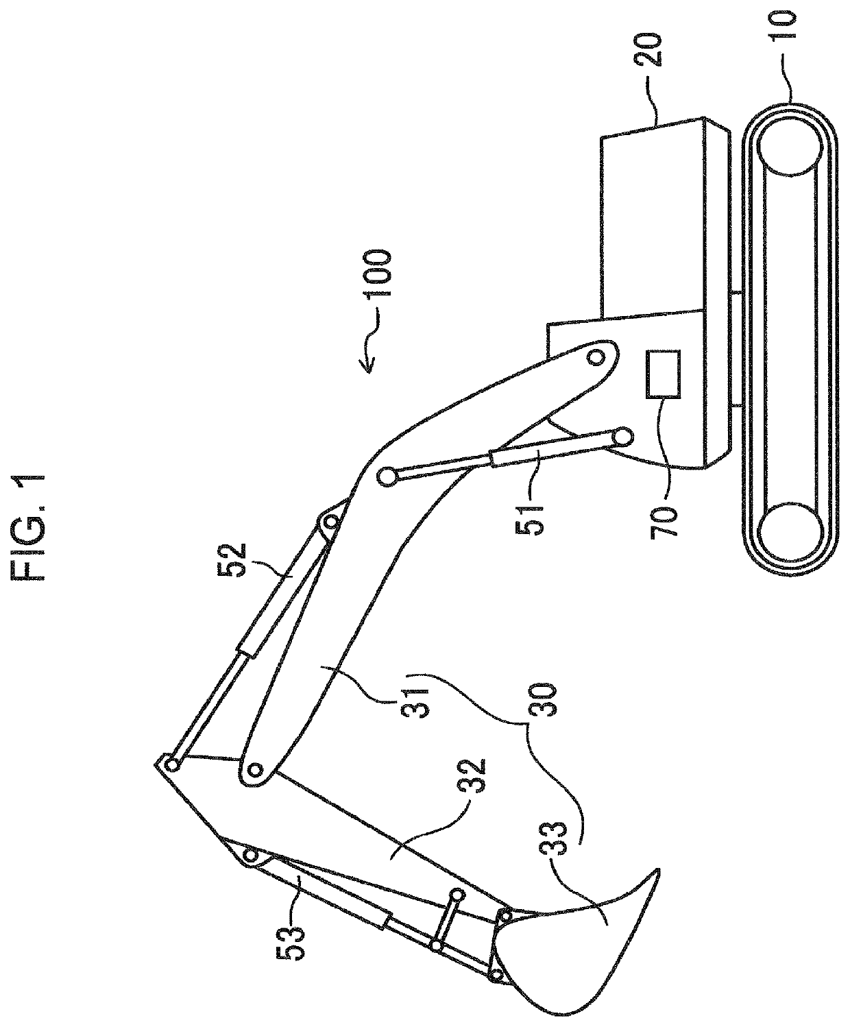 Construction machine and evaluation device