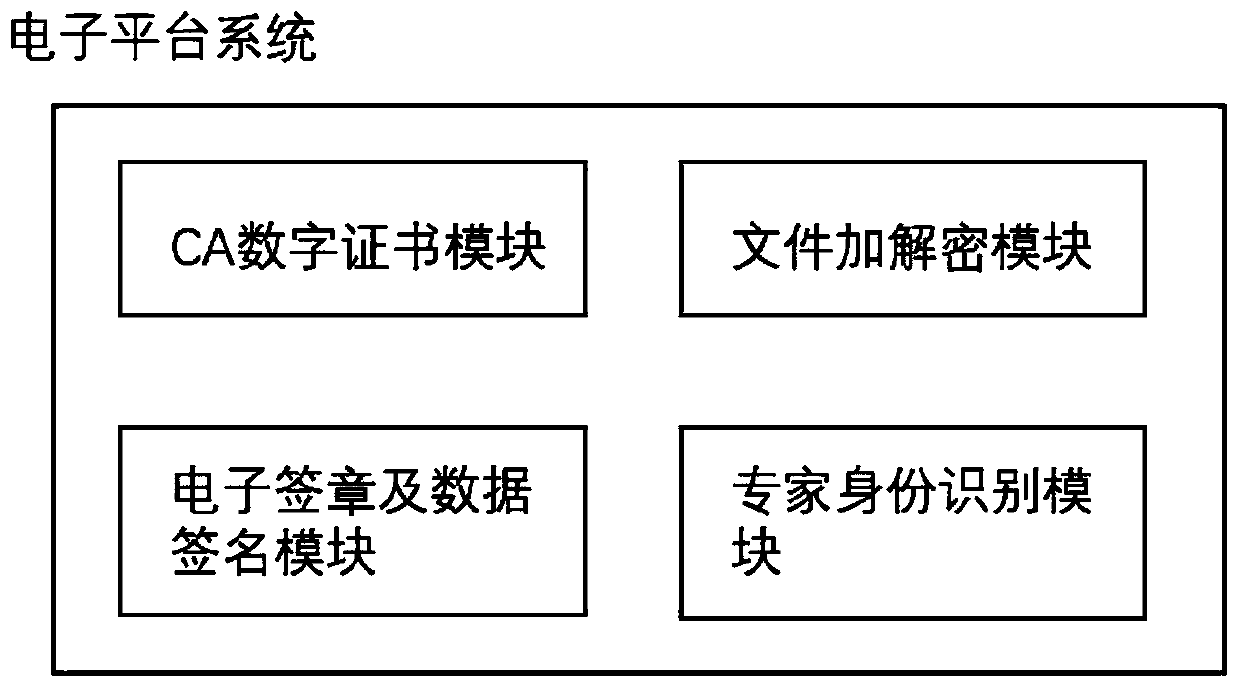 Electronic platform system