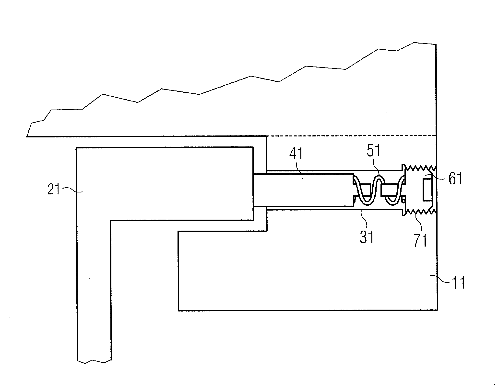 Arrangement for directing a lightning current within a wind turbine