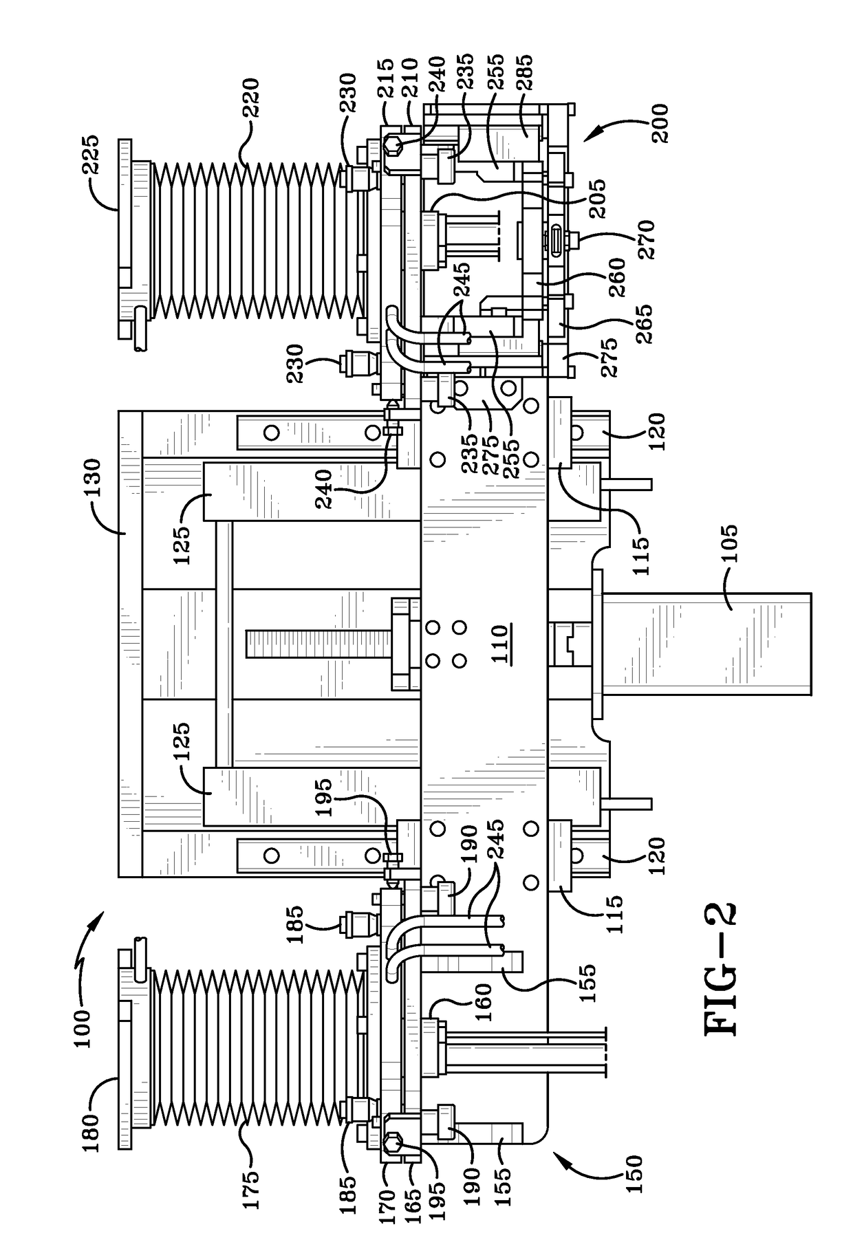 Variable adjustment for precise matching of multiple chamber cavity housings