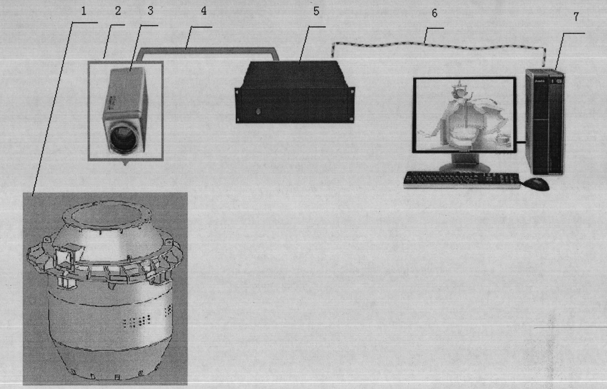 Splashing pre-warning device for converter steelmaking