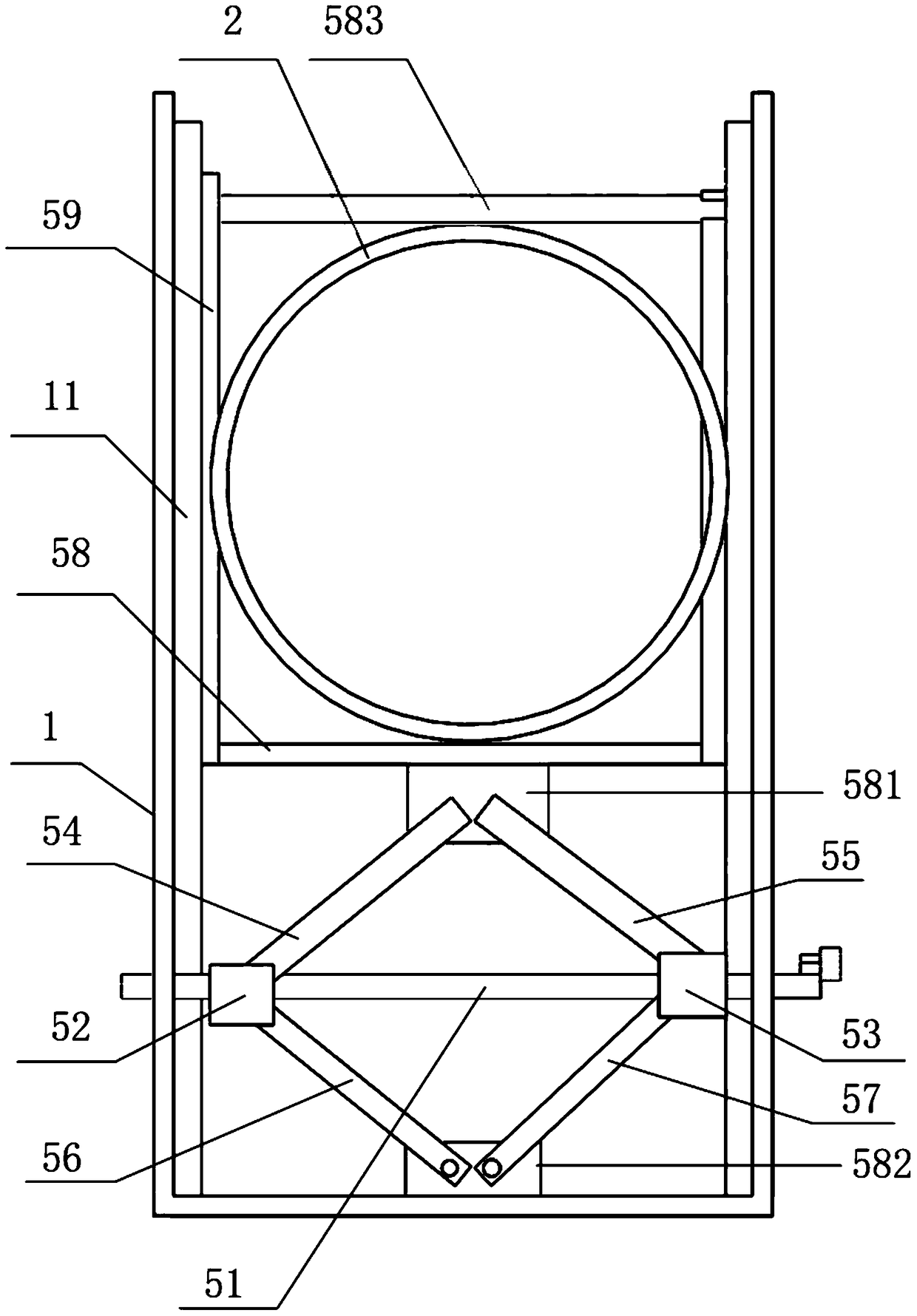 A semi-mobile semi-fixed escape slide device